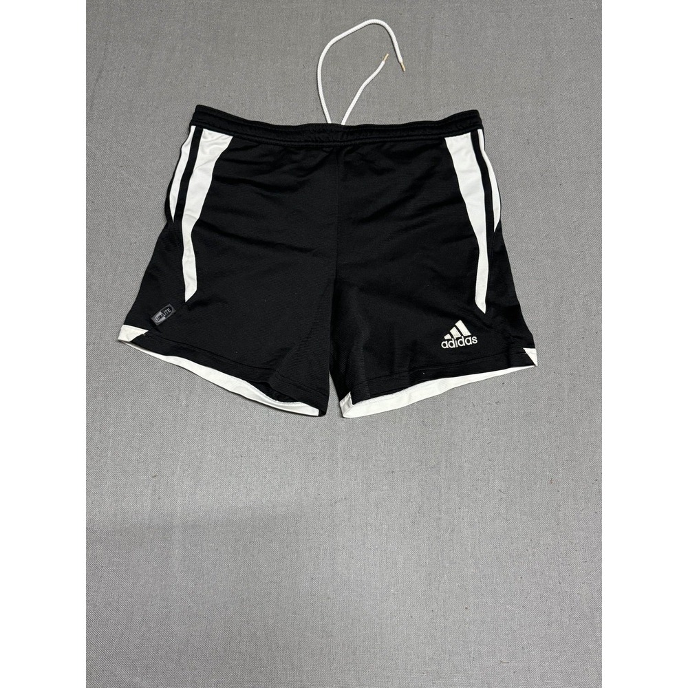 Adidas Mens Shorts Size XL Athletic Black Climalite Polyester Solid Gym Shorts